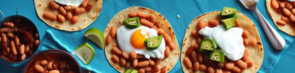 Baked Bean Breakfast Tacos