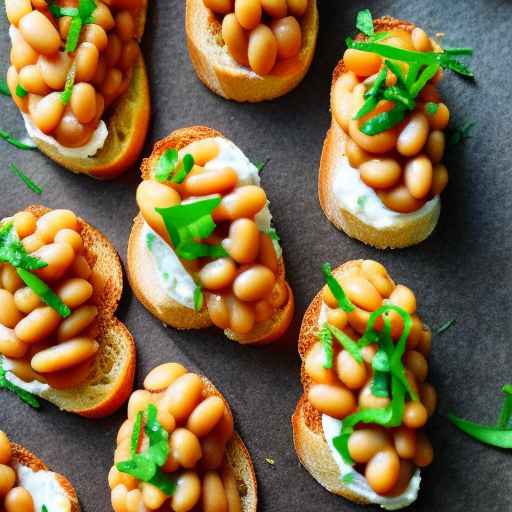 Baked Bean Crostini