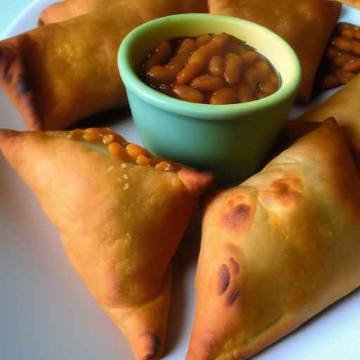 Baked Bean Samosas