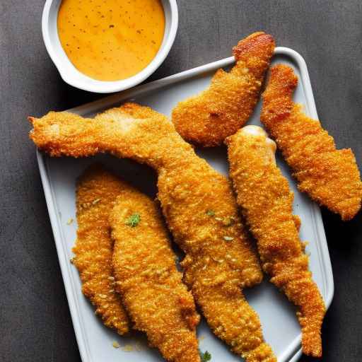 Baked Chicken Tenders with Honey Mustard Dipping Sauce