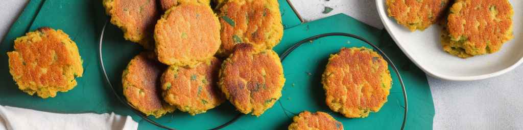 Baked chickpea cakes