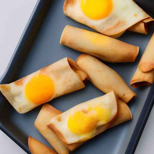 Baked Egg and Cheese Breakfast Taquitos