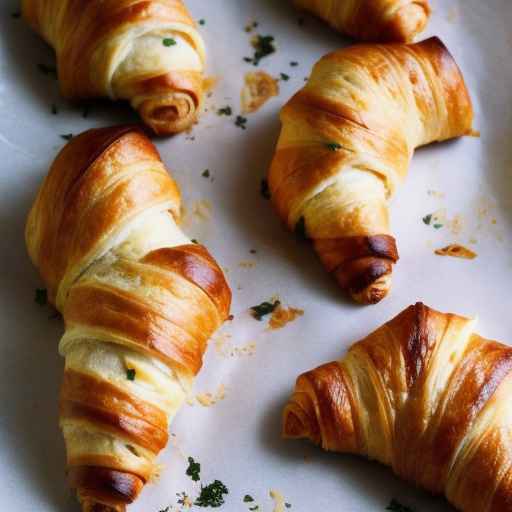 Baked Ham and Cheese Croissants