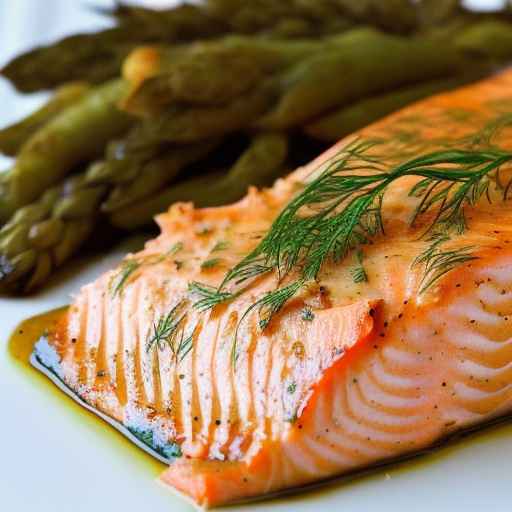 Baked Salmon with Lemon and Dill