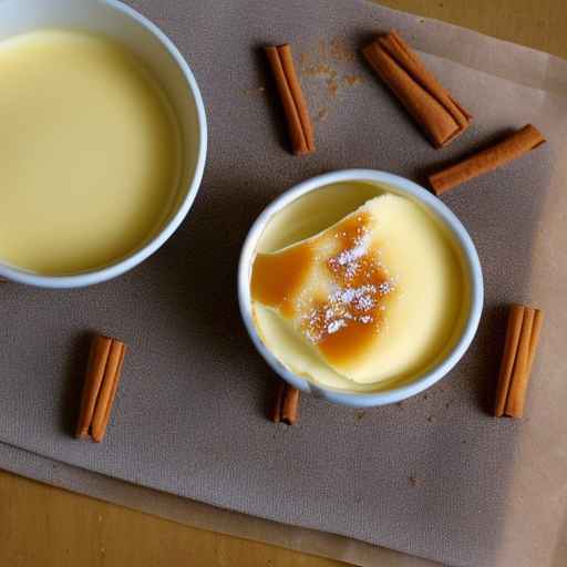 Baked Vanilla and Caramel Custard