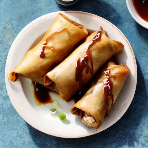 Balsamic Chicken Egg Rolls