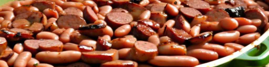 Barbecue-style Beans and Sausage