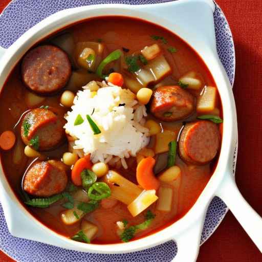 Bayou-Inspired Spicy Sausage Stew