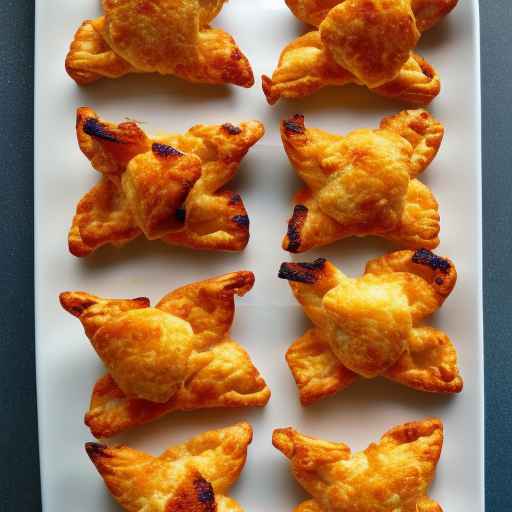 BBQ Chicken and Cheese Puffs