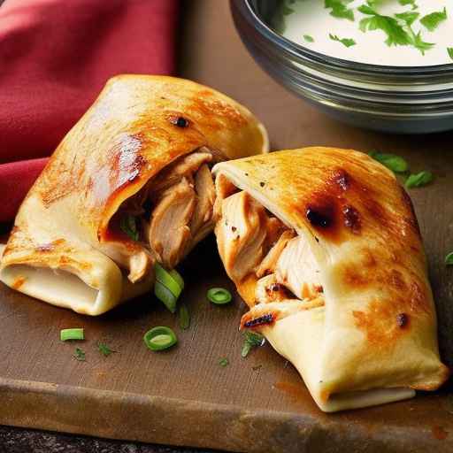 BBQ Chicken and Mozzarella Pockets