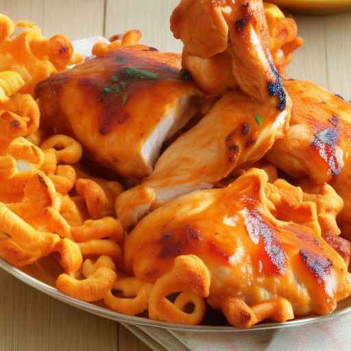 BBQ Chicken and Stringy Cheese Puffs