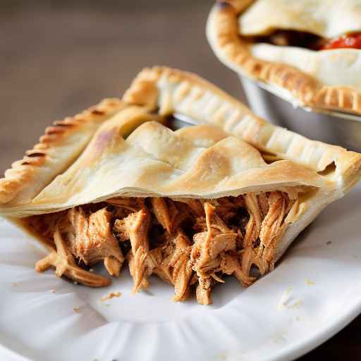 BBQ pulled chicken pocket pie