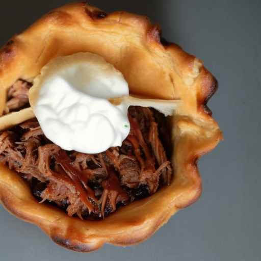 BBQ pulled pork pocket pie