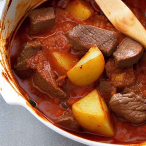 Beef and Beer Goulash with Potatoes