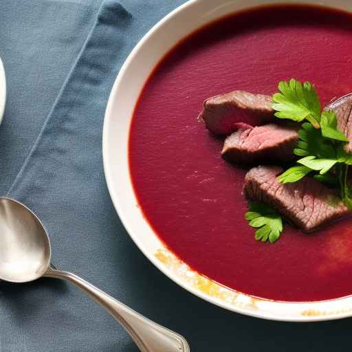 Beef and Beet Borscht