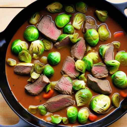 Beef and Brussels Sprout Stew with Paprika