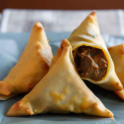 Beef and Cheese Samosa