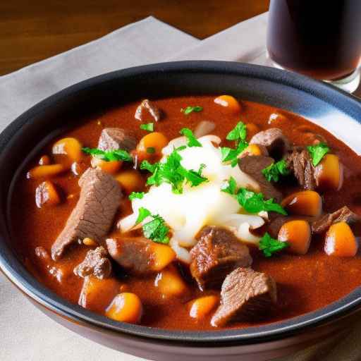 Beef and Guinness Goulash