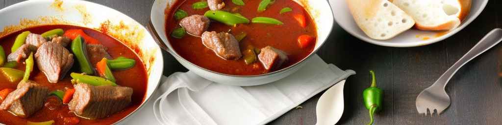 Beef and Pepper Stew with Paprika