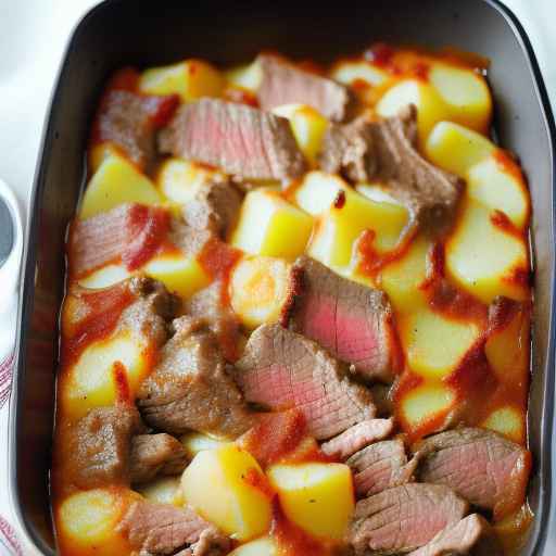 Beef and potato casserole