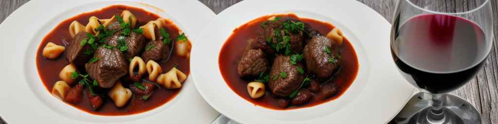 Beef and Red Wine Goulash with Dumplings