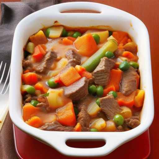 Beef and vegetable casserole