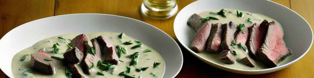 Beef in Creamy Tarragon Sauce