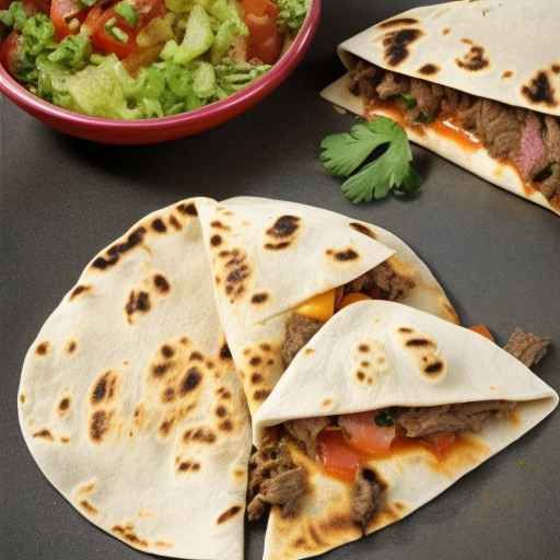 Beef Quesadilla Calzone