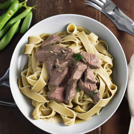 Beef Stroganoff Fettuccine