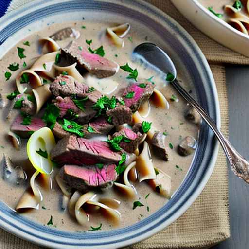 Beef Stroganoff with Beef Broth