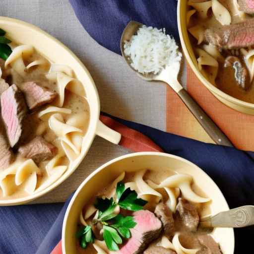 Beef Stroganoff with Cider