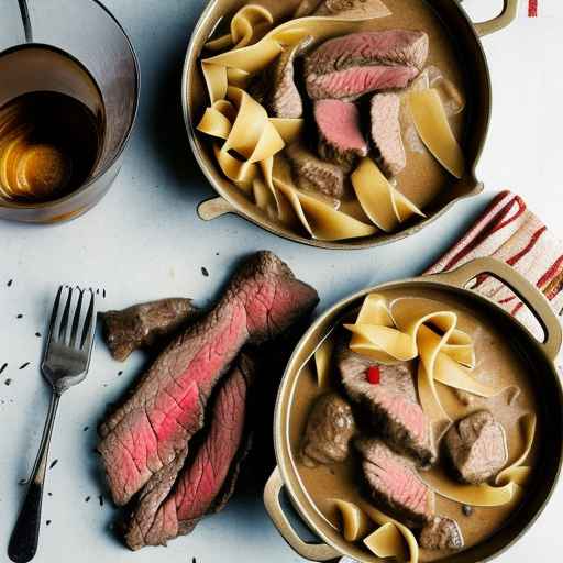 Beef Stroganoff with Cognac