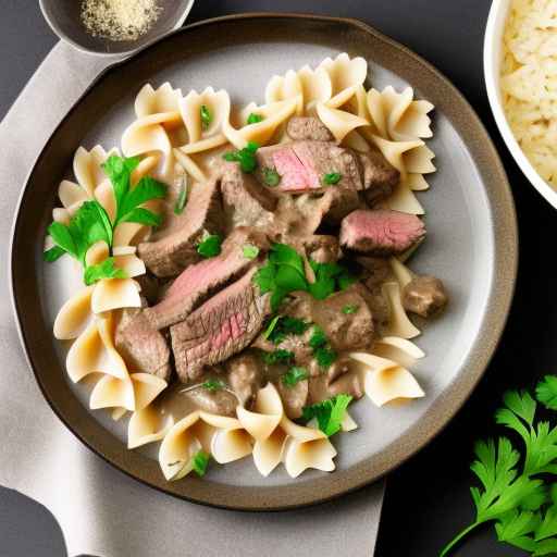 Beef Stroganoff with Parsley