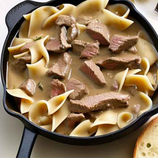 Beef Stroganoff with Sherry