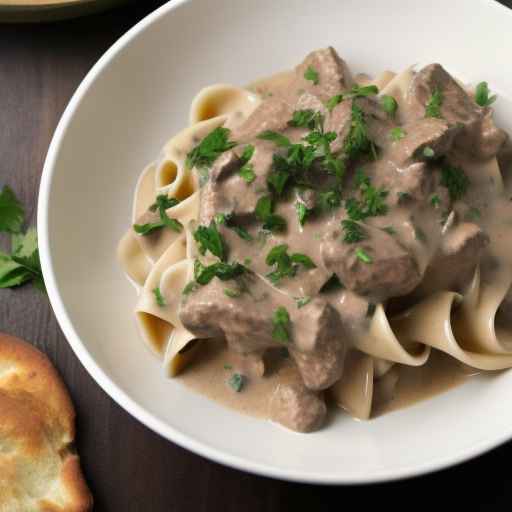 Beef Stroganoff with Sour Cream