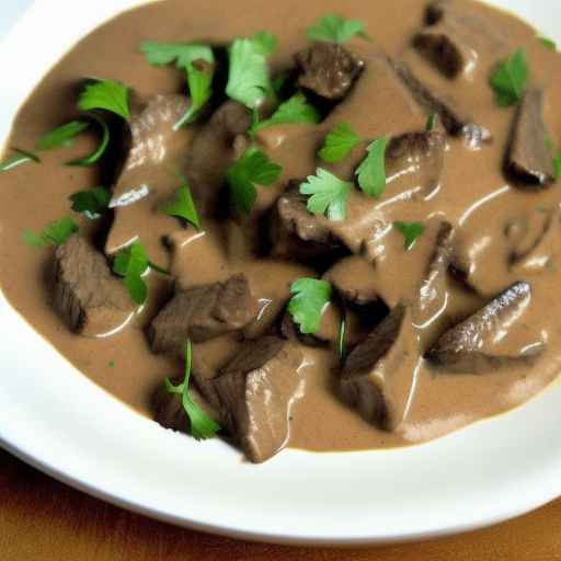 Beef Tips in Creamy Sauce