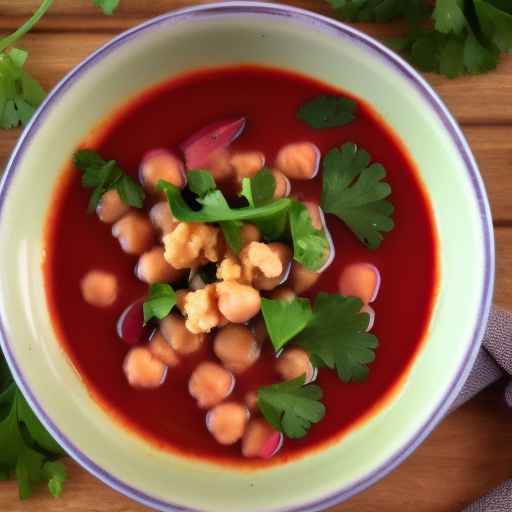 Beet and Chickpea Soup