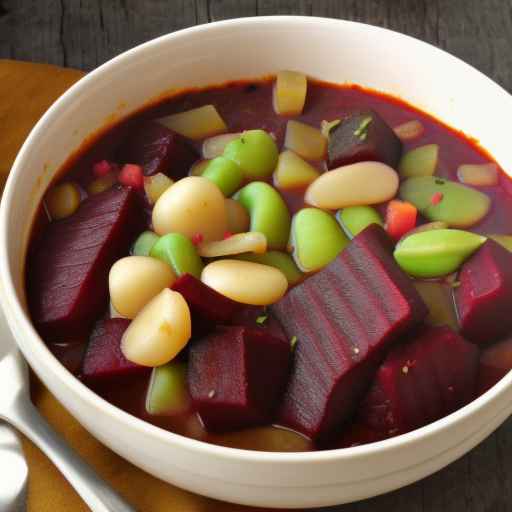 Beet and Lima Bean Stew