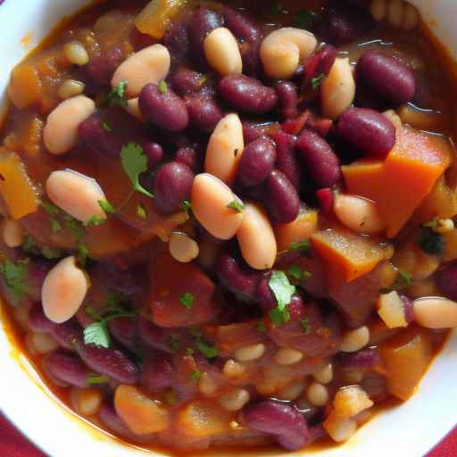 Beet and Pinto Bean Stew