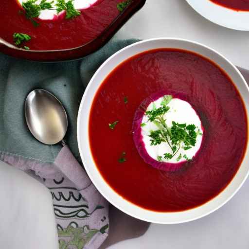 Beet and Potato Borscht