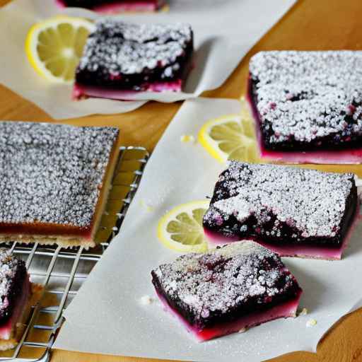 Blackberry and Lemon Pie Bars