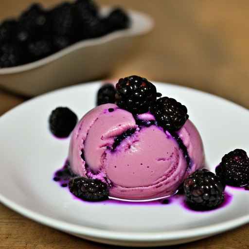 Blackberry Swirl Ice Cream