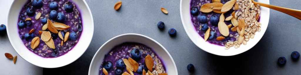 Blueberry and Ginger Porridge with Buckwheat