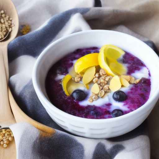 Blueberry and Lemon Porridge with Buckwheat