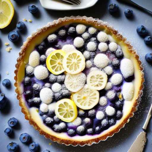 Blueberry and Lemon Tart