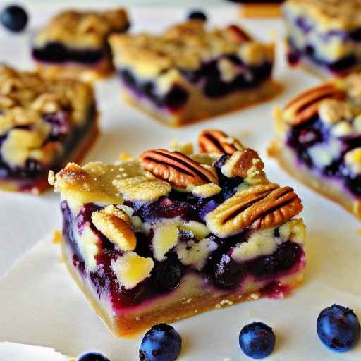 Blueberry and Pecan Pie Bars