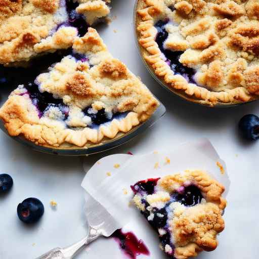 Blueberry Apple Crumb Pie