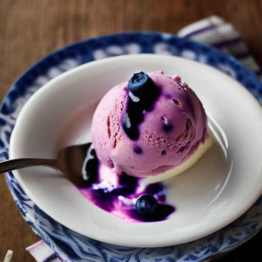 Blueberry Cheesecake Ice Cream