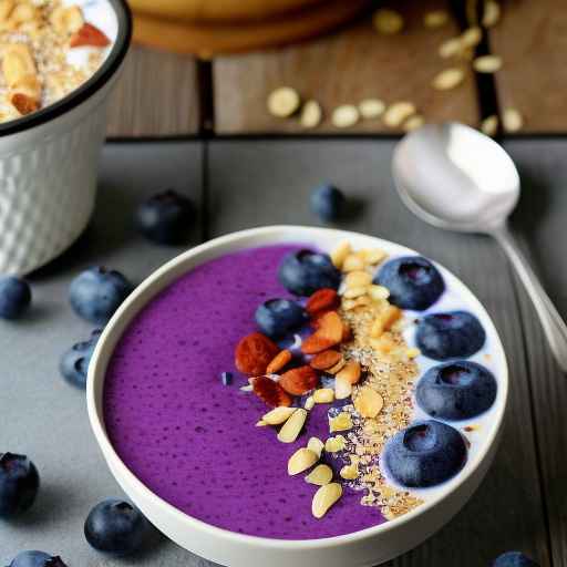 Blueberry Cheesecake Smoothie Bowl