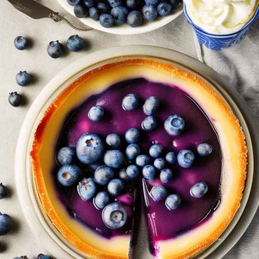 Blueberry Flan